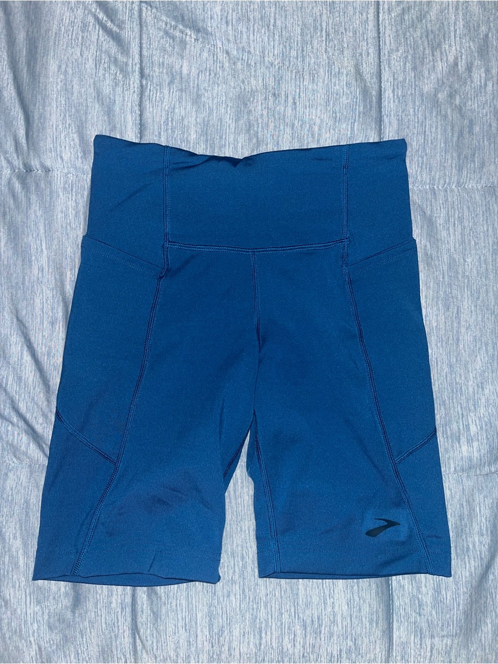 Brooks Blue Biker Shorts
